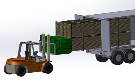 Contruck - Container on trailer - Truck loading devicecontruck demach loading systems Contruck - Container on trailer - Truck loading device